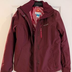 Columbia Women's Ski Jacket - Burgundy